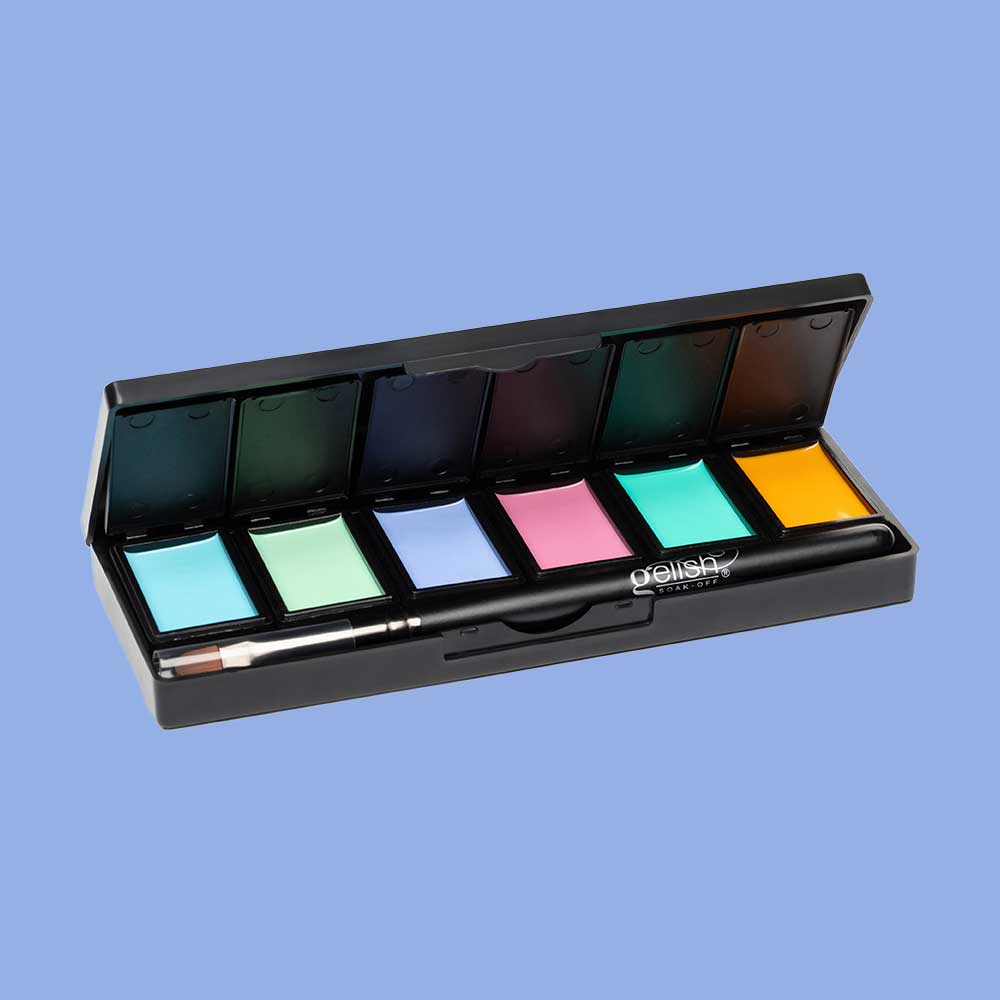 Gelish-CreamGel-paleta-lakierow-hybrydowych-z-pedzelkiem