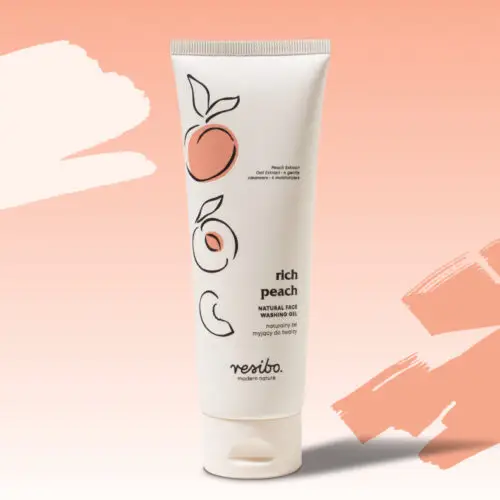 Resibo Rich Peach természetes arctisztító gél