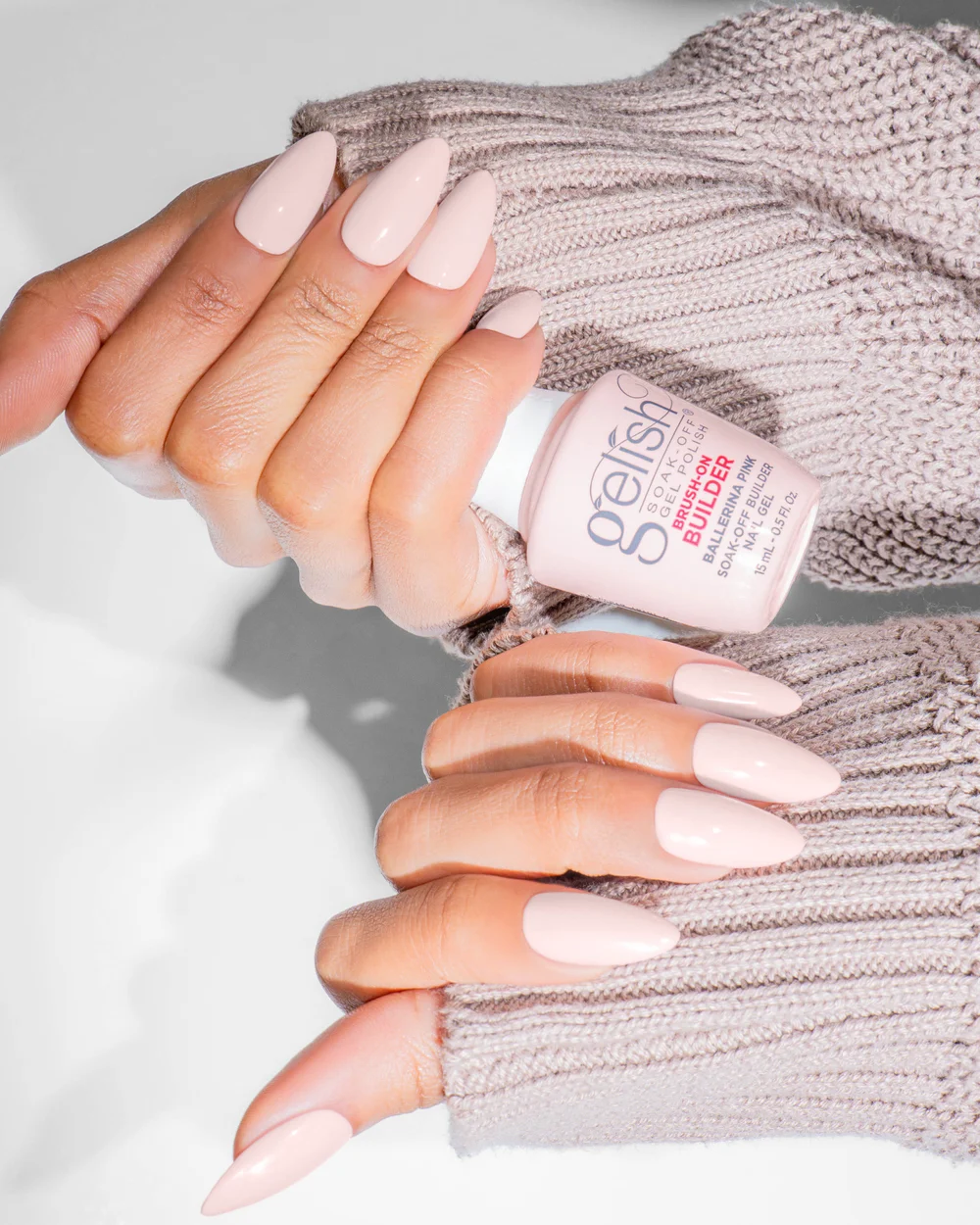 Gelish Brush-On Builder ecsetes építőzselé Ballerina Pink