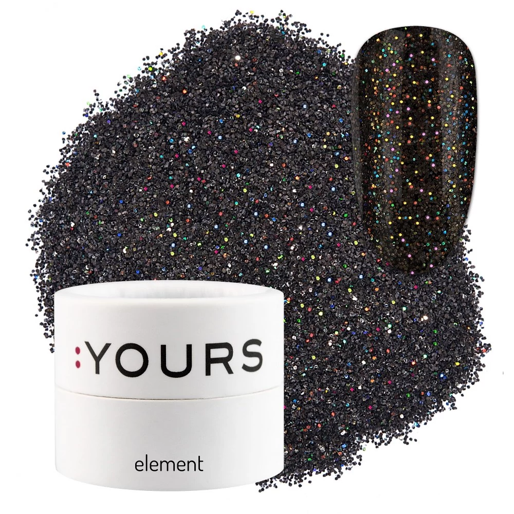 :YOURS Element Black Glitzhead