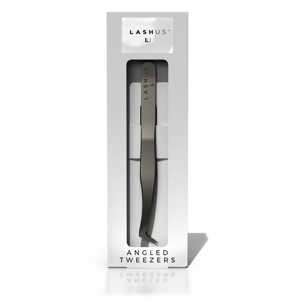 LASHUS Angled Tweezers volume szempillacsipesz