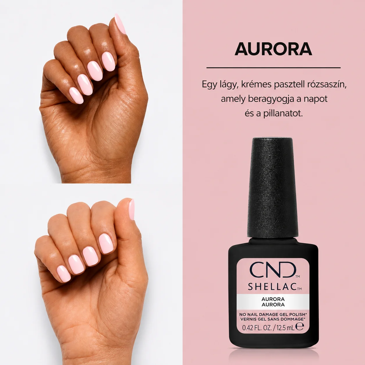 CND Shellac géllakk Aurora - Image 3