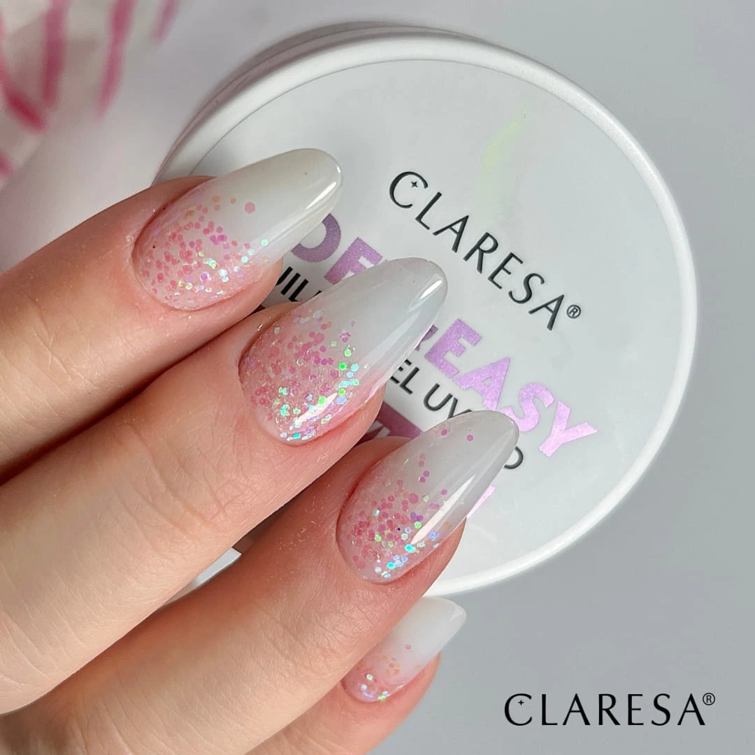 CLARESA SOFT&EASY építőzselé MILKY WHITE