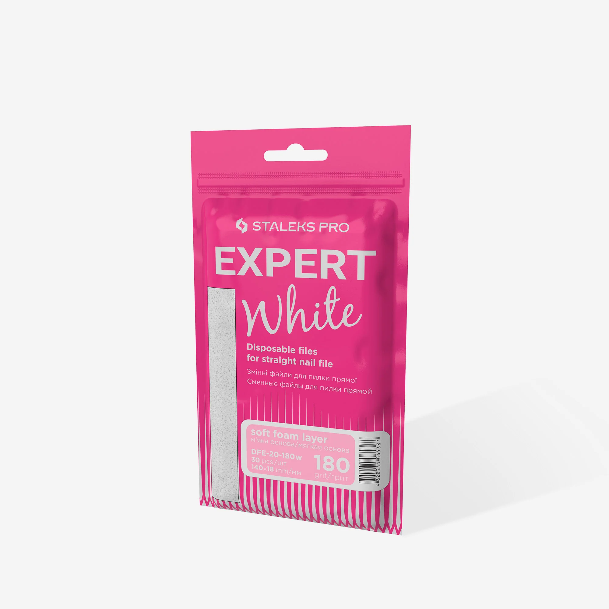Staleks Öntapadós papír reszelő fehér EXPERT 20 180 grit (30 db)