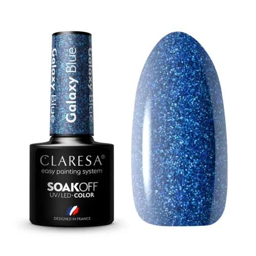 CLARESA géllakk GALAXY BLUE