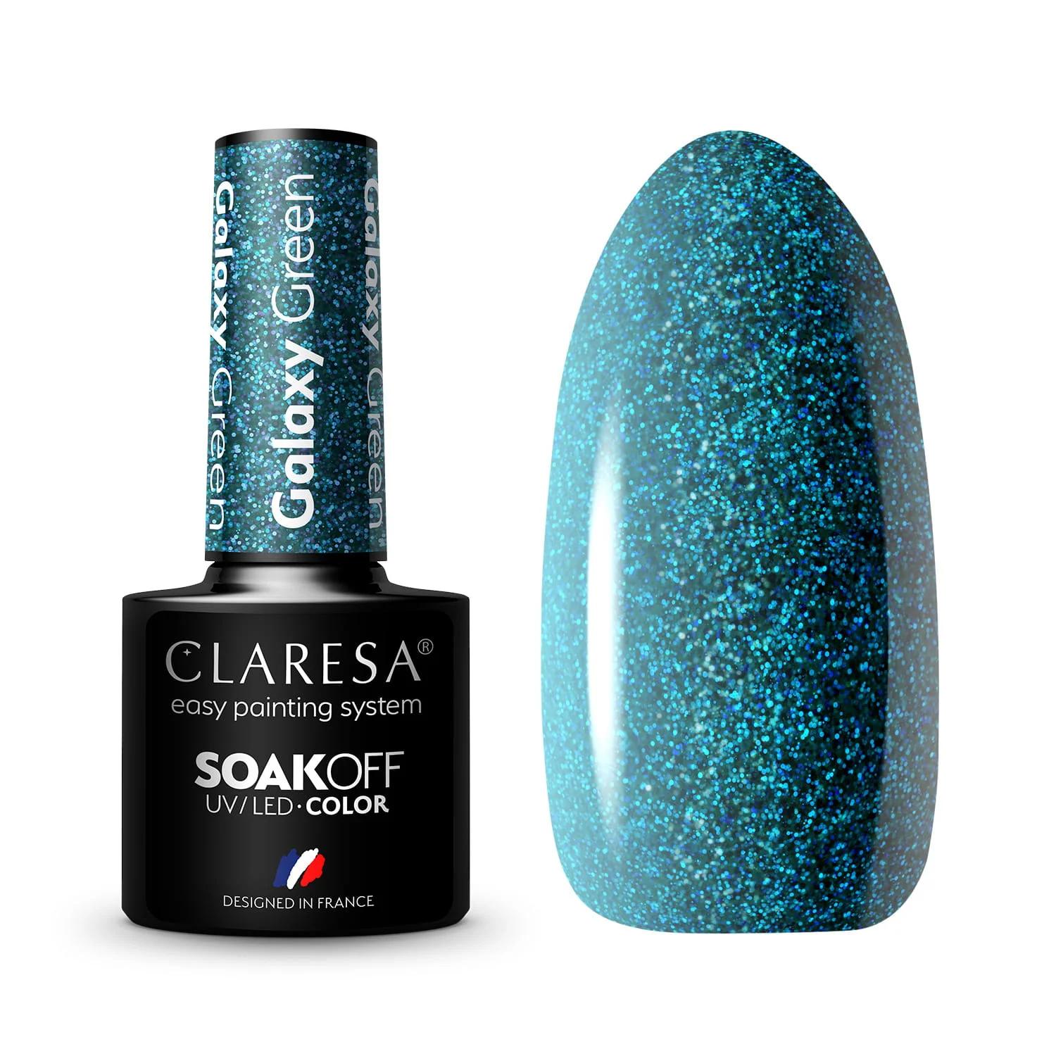 CLARESA géllakk GALAXY GREEN