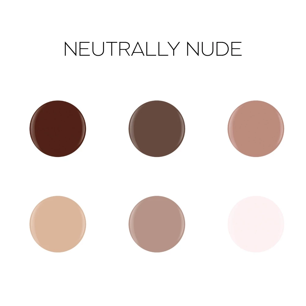 Gelish Cream Gel géllakk paletta Neutrally Nude