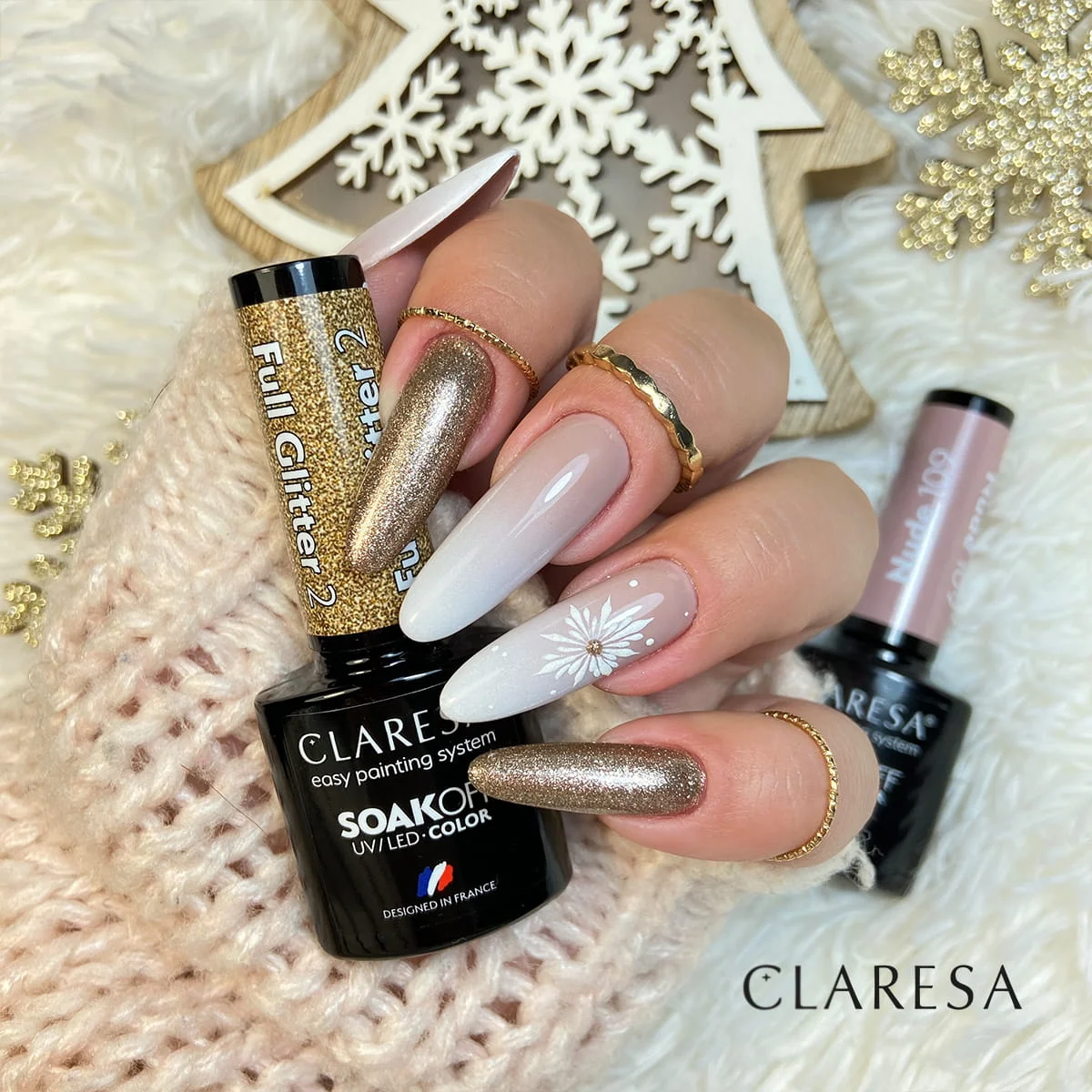 CLARESA géllakk FULL GLITTER 2 - Image 2