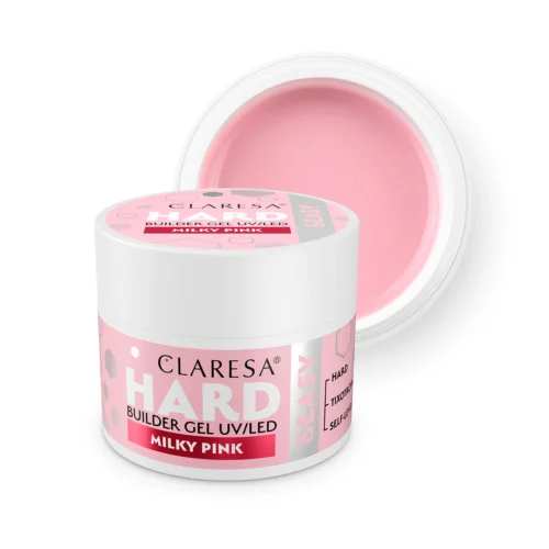 CLARESA HARD&EASY építőzselé MILKY PINK
