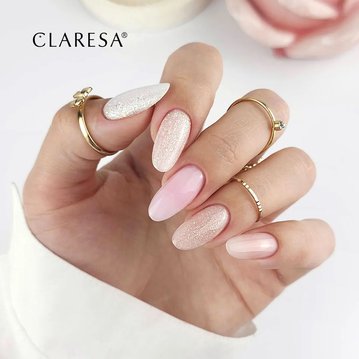 CLARESA SOFT&EASY építőzselé PEACH MELT 12G