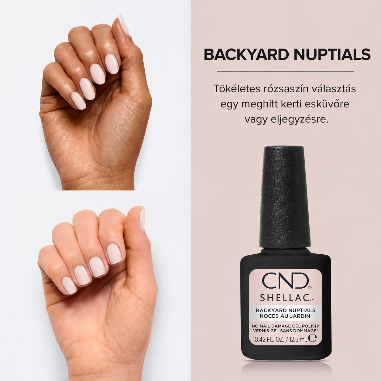 CND Shellac géllakk Backyard Nuptials