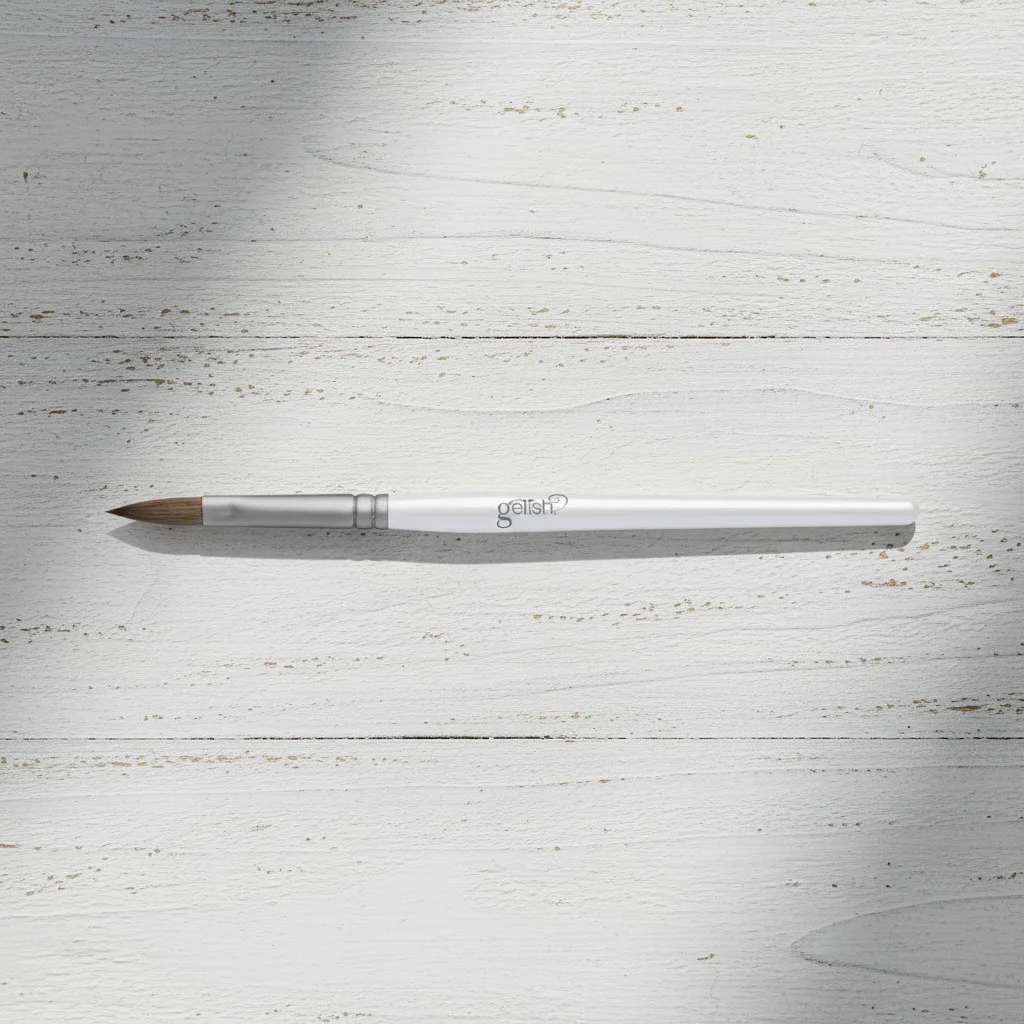 Gelish por-folyadék mûkörömépítõ ecset #9 fehér