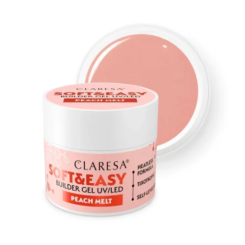 CLARESA SOFT&EASY építőzselé PEACH MELT 12G