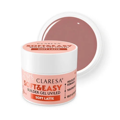 CLARESA SOFT&EASY építőzselé SOFT LATTE