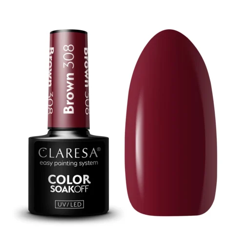 CLARESA géllakk BROWN 308