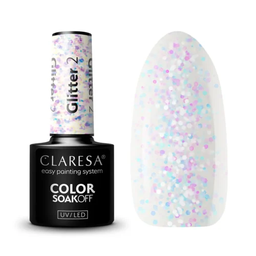 CLARESA géllakk GLITTER 2