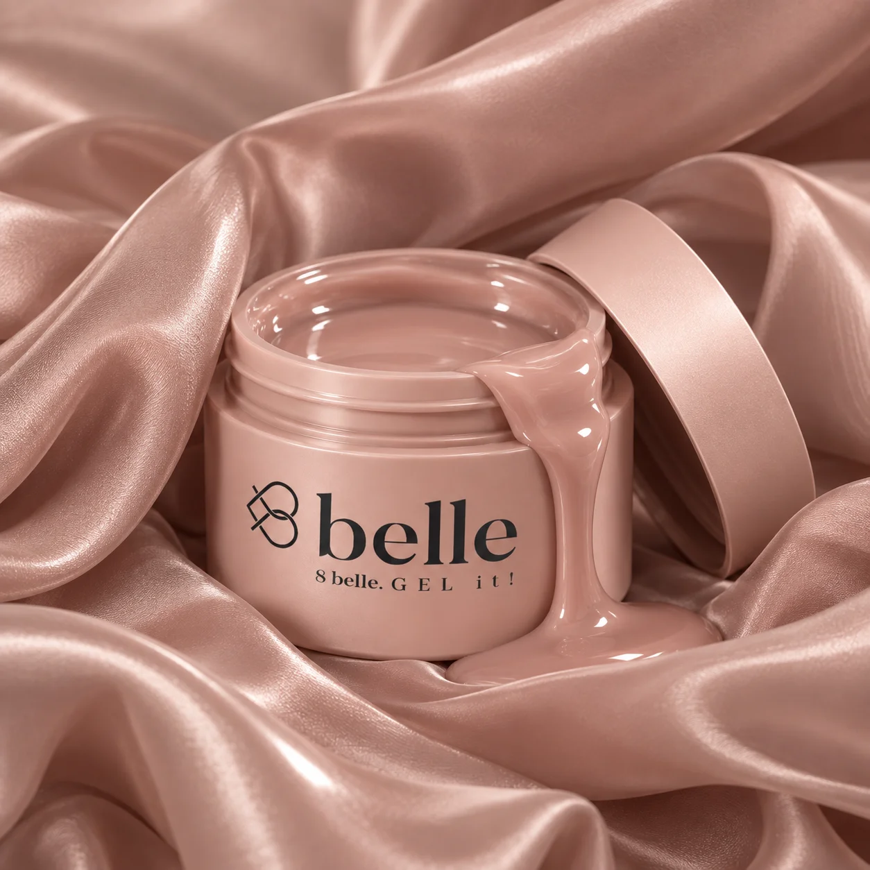 8belle építőzselé Pudding Skin 50g