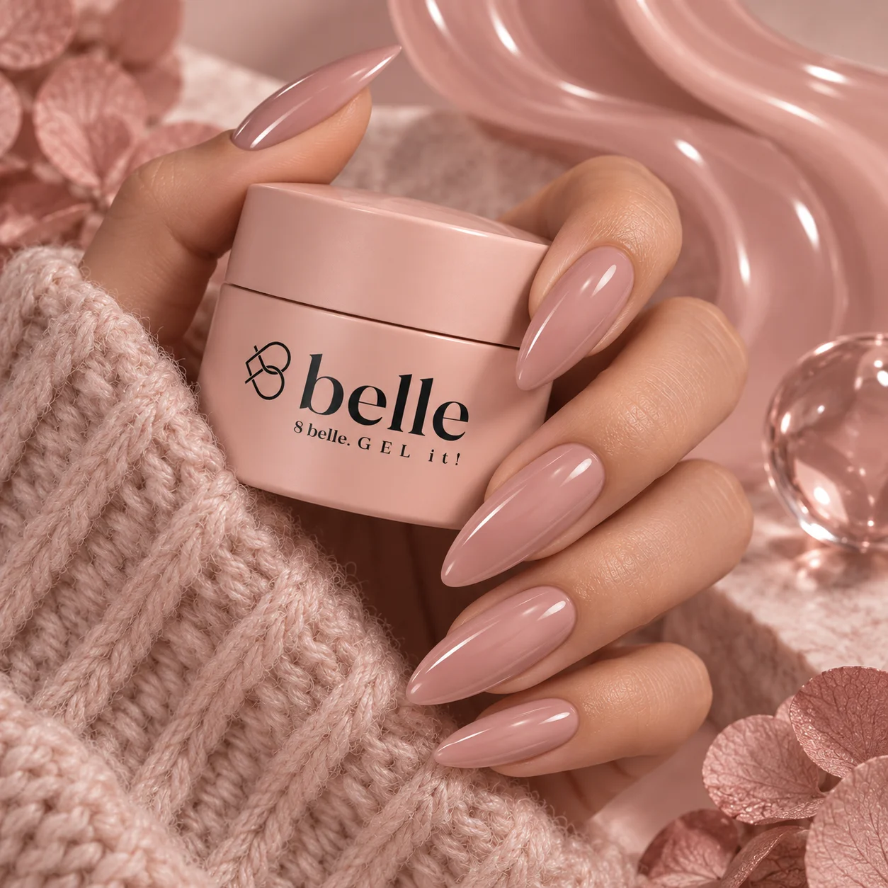 8belle építőzselé Pudding Skin 50g - Image 2