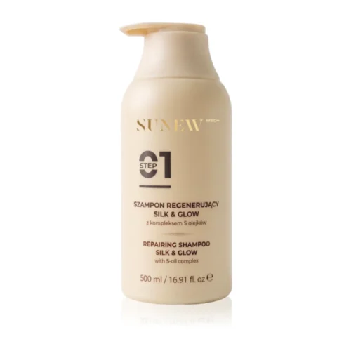 SUNEWMED+ Silk & Glow regeneráló sampon 500ml