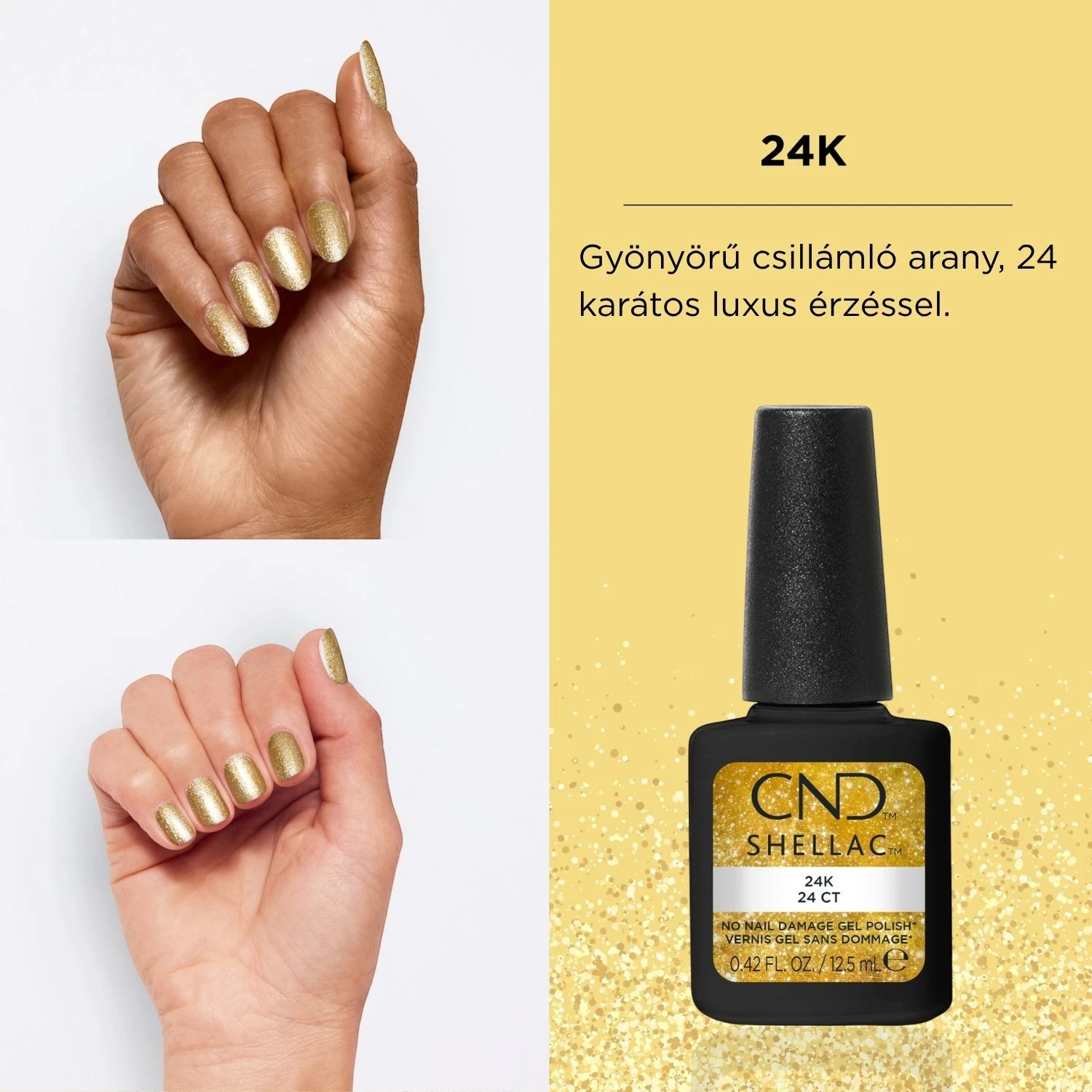 CND Shellac géllakk 24K - Image 3