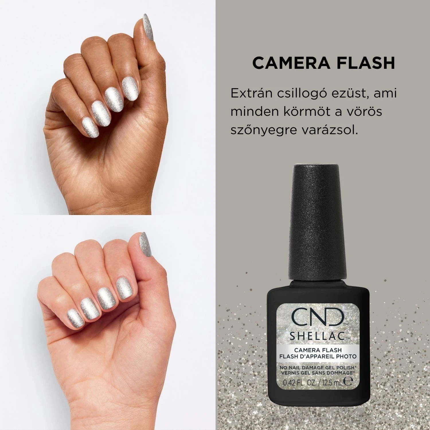 CND Shellac géllakk Camera Flash
